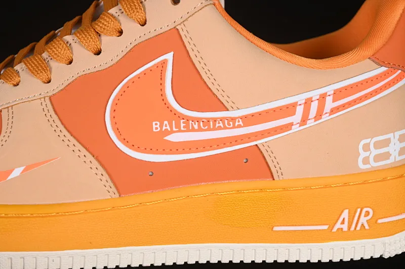 All categories Nk Air Force 1 Air Force series Nk Air Force 1 Low Air Force low-top Nike Air Force 1'07 Low Balenciaga co-branded Vibrant Orange Air Force 1 low-top casual sneakers SY1388-002